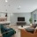 open-concept living area with connected kitchen